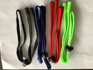 CABLES DE GAFAS CON BLOQUEO DESLIZANTE ELECCIÓN DE 4 colores rojo, verde, azul, negro - Imagen 1 de 1