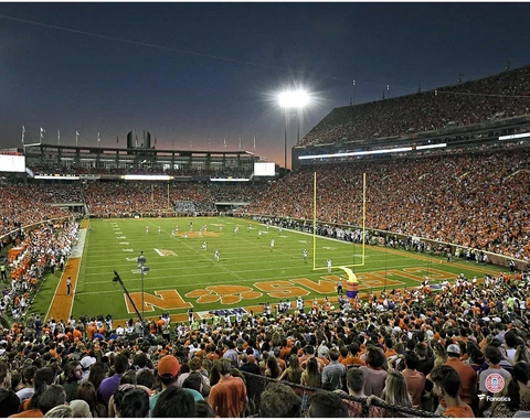 Clemson Tigers Unsigned Frank Howard Feld at Memorial Stadium 11" x 14" Photo Cover