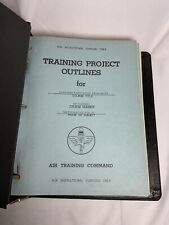1954 Training Project Outlines For Officers Electronic Principles