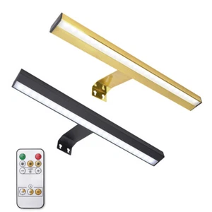 Easy Fit Picture Wall Light Fitting Rechargeable Metal LED Touch Lamp Dimmable - Picture 1 of 31