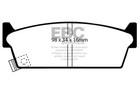 EBC Greenstuff Rear Brake Pads for Nissan Skyline (R34) 2.5 GT (155HP) (98 > 03)