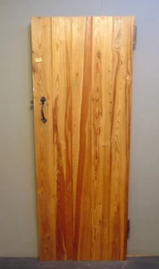 Door Doors Plank Ledge Reclaimed Wooden Pine 77" x 29 3/4 "632D (FREE UK POSTAGE - Picture 1 of 10