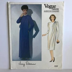 Vogue Patterns 1117 Misses Sz 12 Jerry SIlverman Dress Sewing Pattern FF UNCUT - Picture 1 of 5