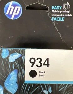 Genuine HP 934 Black OfficeJet Pro 6812 6815 6230 6835 6830 (sealed Box) 12/2018 - Picture 1 of 2