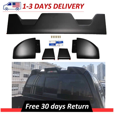 New Truck Cab Spoiler Matte Black For 2011-16 Ford F-250 F-350 F-450 Super Duty  - Image 1 of 4