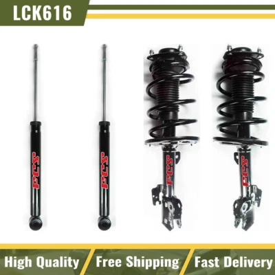 Front Struts w/ Coil Spring & Rear Shock for Toyota Sienna 2011 2012 - 2014 AWD - Image 1 of 4