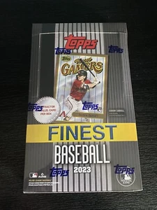 2023 Topps Finest Flashbacks MLB Baseball Factory Sealed Hobby Box - Picture 1 of 2