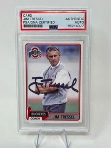Jim Tressel Signed Ohio State Football Custom Card PSA/DNA 2002 NC! - Picture 1 of 1