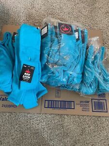 mens/womens soccer socks lot blue 26 pairs