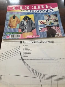 Cartamodello vintage Il giubbotto sfoderato cucito filo cucito - Picture 1 of 1