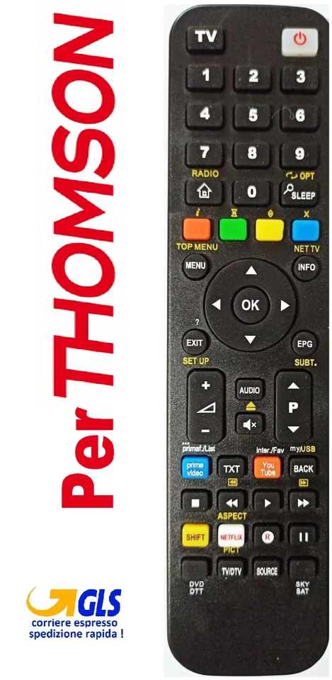 Telecomando per decoder digitale terrestre THOMSON arriva già pronto - Immagine 1 di 1