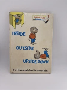 Inside Outside Upside Down by S & J Berenstain 1968 Book Club Edition HC Book - Picture 1 of 4