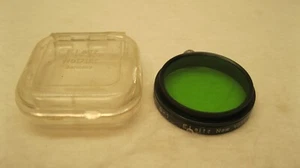 Filtro de lente push on E. Leitz Wetzlar A36 verde G-1 con estuche telémetro Leica - Imagen 1 de 6