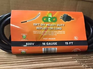 GROW1 HAZLO TÚ MISMO 15 pies Reparación de cable campana/lámpara reflectora calibre 16 AHORRA $$ CON HIDRO DE BAHÍA - Imagen 1 de 5