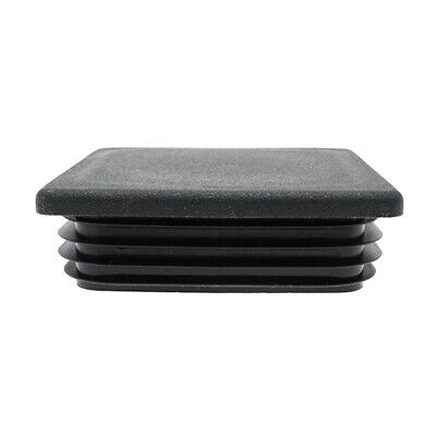 4 Pack Square Tube Inserts 100mm X 100mm, Black, Box Section Caps, End Tube Cap • 14.46£