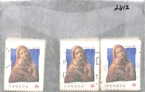 Canada - 2412 - Used Bundle of 100 - Christmas - 2010 - Picture 1 of 1