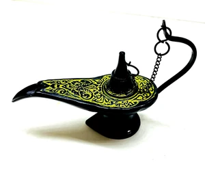 Aladdin Aladin Genie Oil Brass Amazing Lamp 100% Authentic Vintage New - Picture 1 of 8