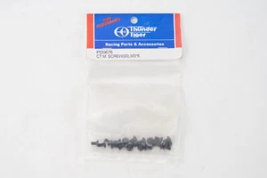 original Thunder Tiger Screw 3x6 metric Counter Sunk black PD0676 GTT^ - Imagen 1 de 2