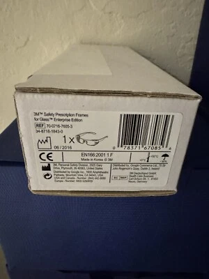 Marco de seguridad 3M para Google Glass Enterprise Ed - Marco solo sin dispositivo de vidrio Foto 1 de 4