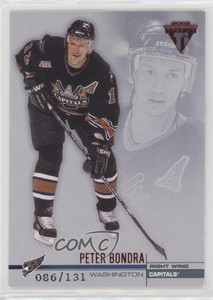 2001-02 Pacific Private Stock Titanium Retail Red /131 Peter Bondra #140