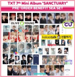 [POB] TXT Photocard 5EA SET All site  / 7th Mini Album Sanctuary - Picture 1 of 16