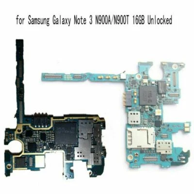 Placa madre placa lógica principal desbloqueada 16 GB para Samsung Galaxy Note 3 N900A/N900T Foto 1 de 4