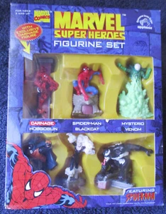 MARVEL SUPER HEROES FIGURINE SET Spider-man; EXCLUSIVE CARNAGE, Applause 1997 - Bild 1 von 5