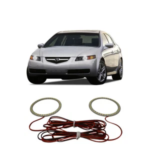 Bright White LED Headlight Halo Ring Kit for Acura TL 04-08 - Picture 1 of 6
