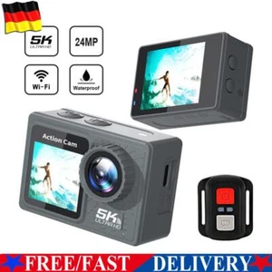 5K 4K 60FPS Sport DV Cam Dual Screen WIFI 170° Weitwinkel mit Fernbedienung - Bild 1 von 12