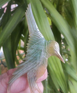 Art Déco Francés Bull Cuerno Pájaro Carpintero Broche Isabel Bonte Jorge Pierre - Foto 1 di 9