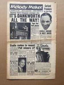 VARIOUS 1957 MELODY MAKER MAGAZINE OCTOBER 19 1957(LOTS OF JAZZ CONTENT) aged UK - Picture 1 of 1