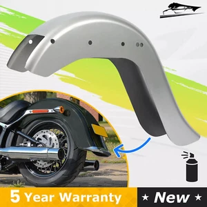 6" STRETCHED STEEL REAR FENDER EXTENDED FOR HARLEY SOFTAIL MODELS 1986-2017 - Picture 1 of 17
