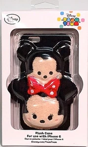 RARE Disney Store MICKEY & MINNIE MOUSE Tsum Tsum Plush 3D iPhone 6 CLIP CASE - Picture 1 of 5