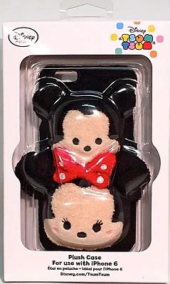 FUNDA CLIP 3D iPhone 6 Peluche Tsum Tsum RARO Disney Store MICKEY & MINNIE MOUSE Foto 1 de 4