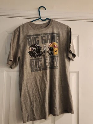 Camiseta Nike Super Bowl 47 Ravens Vs 49ers The Big Easy Talla L Foto 1 de 4
