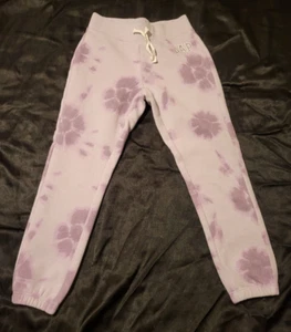Gap Kids Pink/Purple Flower Pattern Joggers Size S (6-7) - Picture 1 of 7