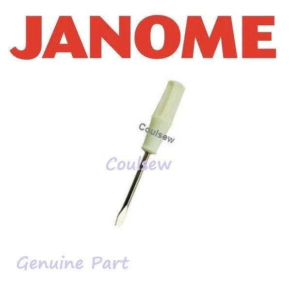 JANOME GENUINE SMALL SCREWDRIVER BOBBIN CASE SCREW, OVERLOCK NEEDLE CLAMP SCREW