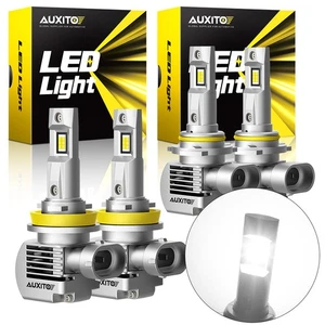 Super 4PCS Bright LED Headlights High Low Beam 9005 H11 Lamp Kit Plug Play WHITE - Picture 1 of 9