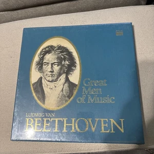 1978 TIME LIFE Great Men of Music 4 Vinyl LP Boxset Ludwig Van Beethoven sealed - Picture 1 of 3