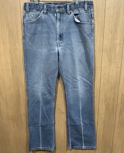 Jeans vintage Levi's 517 etichetta nera W34 L32 anni 70 80 Ranch Western abbigliamento da lavoro - Foto 1 di 16