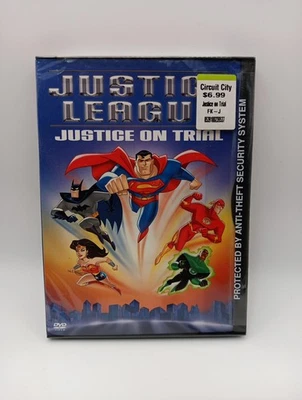 Justice League DC Comics DVD - Justice On Trial - Superman - Batman - NEW  - Image 1 of 4