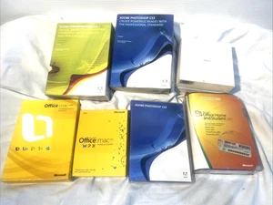 Lotto software Mac - Adobe Photoshop CS3 Windows con DVD video formazione Dreamweaver - Foto 1 di 14