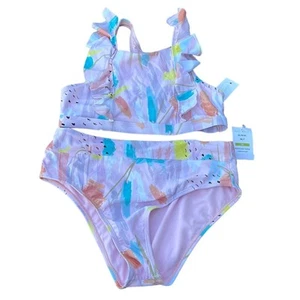 Beach Lingo Mauve Pink 2 piece swimsuit bikini set size 14 NEW - Picture 1 of 6