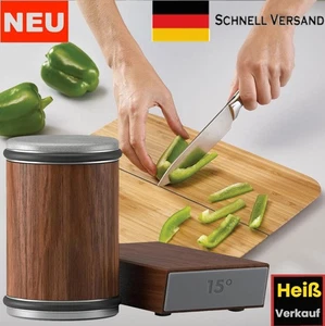 2 Winkel Rolling Knife Sharpener Kit Schleifstein Sharpening System Diamanten - Picture 1 of 20