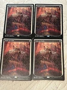 Textless Path To Exile Playset (4 Copies) - Picture 1 of 2