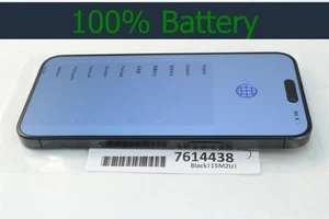 Apple iPhone 15 Pro Max 256GB Unlocked AT&T T-Mobile Verizon 100% batt! 7614438 - Photo 1 sur 7