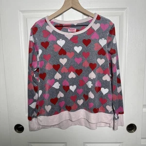 Suéter Kate Spade New York Mujer’s Medio Rosa Gris Corazón Perfecto Corazones Suave - Imagen 1 de 17