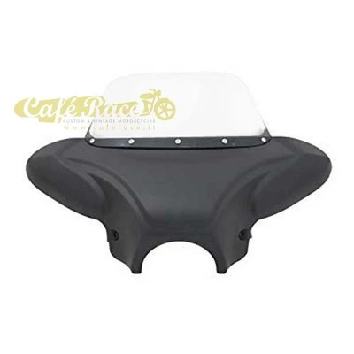 Ala de murciélago negra mate con plexiglás transparente YAMAHA MIDNIGHT STAR 950 XVSA Foto 1 de 3