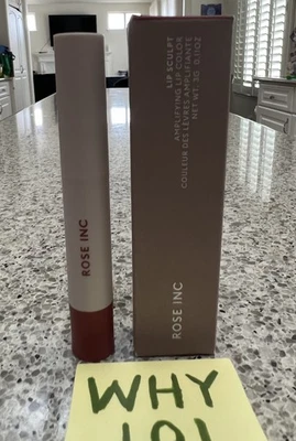 Rose Inc LIP SCULPT Amplifying Lip Color QUARTZ .11oz/3g FULL SZ SEALED BOX - Image 1 of 4