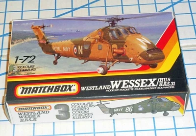 Matchbox Westland Wessex HU-5 HAS-31 (S-58) Helicopter 1:72 Model Kit PK-133 MIB - Image 1 of 4